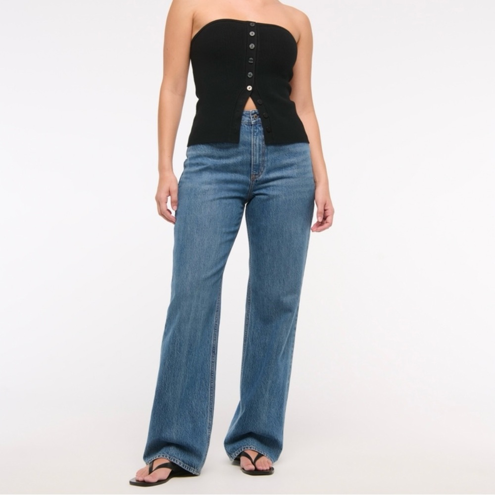 Curve Love High Rise Loose Jeans sz 4L